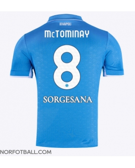 Billige Fotballdrakt SSC Napoli Scott McTominay #8 Replika Hjemmedrakt 2024-25 Kortermet